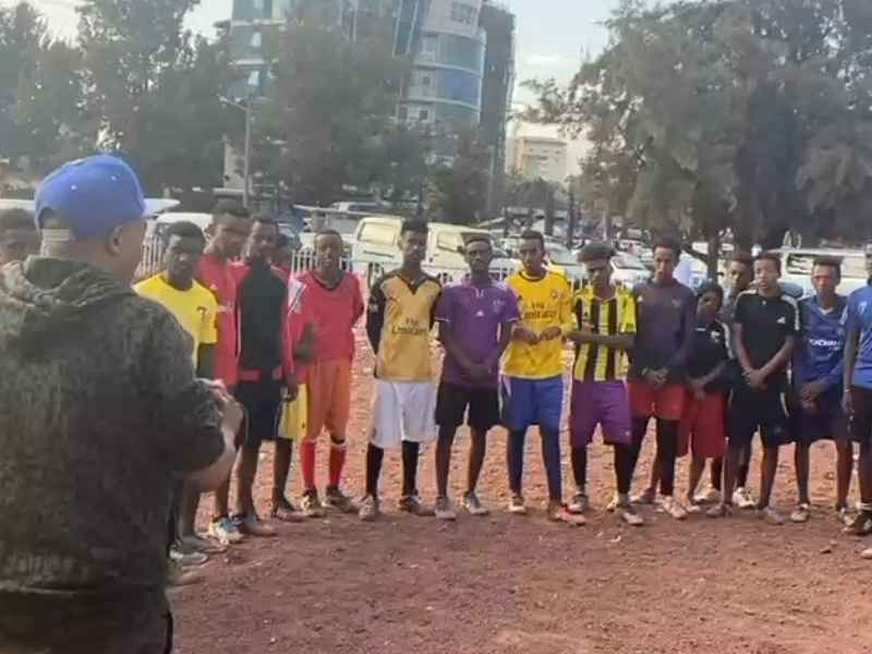 The Second Solomon Inspires Young Football Players in
                          Addis Ababa